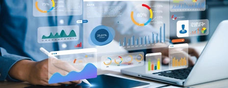 AI reporting and analytics dashboard
